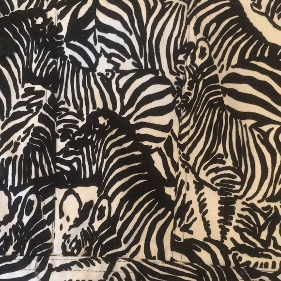 Zebra print button up jacket - Picture 6 of 7